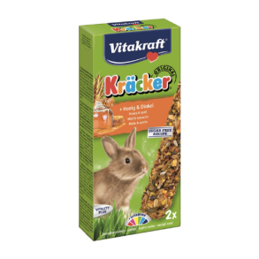 Vitakraft Krcker 2-pak m. honning/korn - kanin